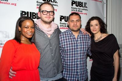 Quincy Tyler Bernstine, Luke Robertson, Guillermo Calderon, Bianca Amato Photo