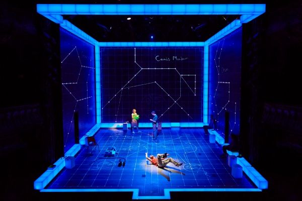 NIAMH CUSACK as Siobhan and LUKE TREADAWAY as Christopher Boone Photo