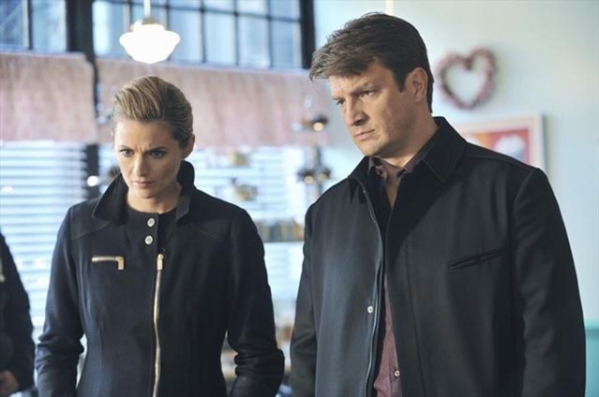 Stana Katic, Nathan Fillion at 