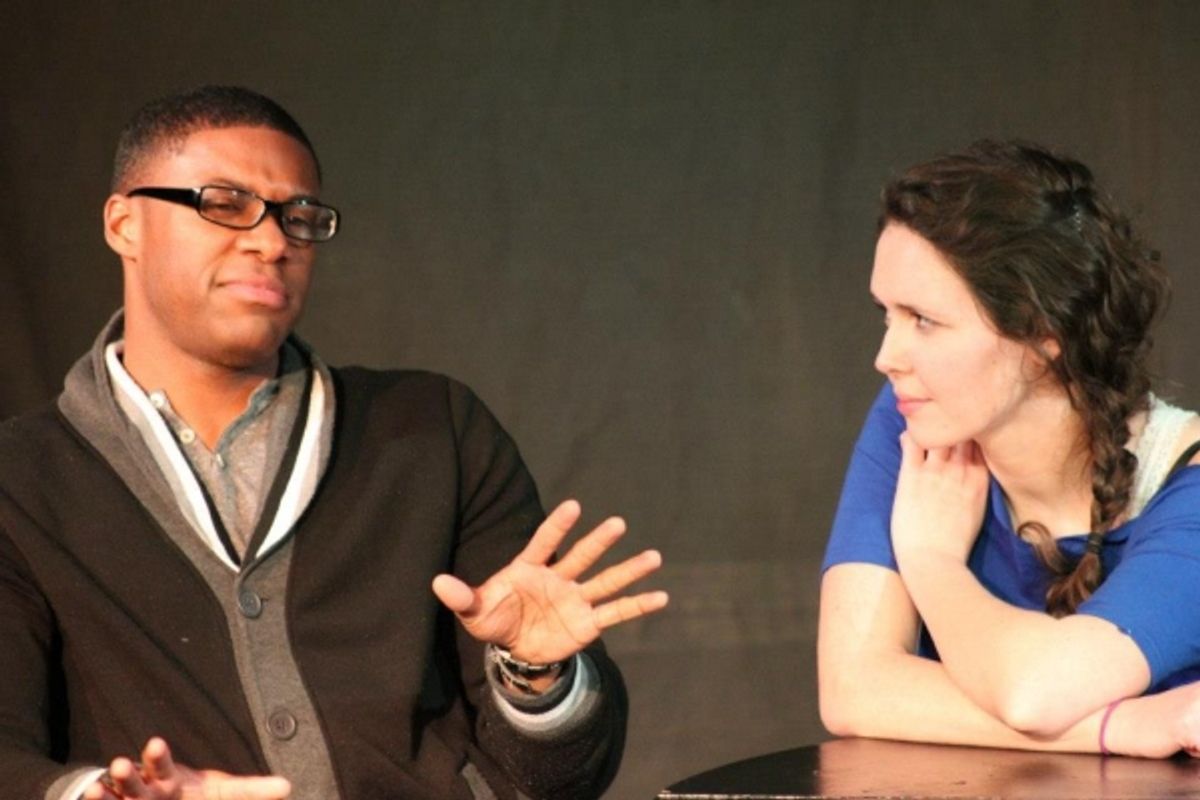 Russell Pierre as Martin &amp; Katherine Rinaldi as Anne. at 