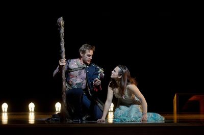 Simon Keenlyside and Isabel Leonard Photo