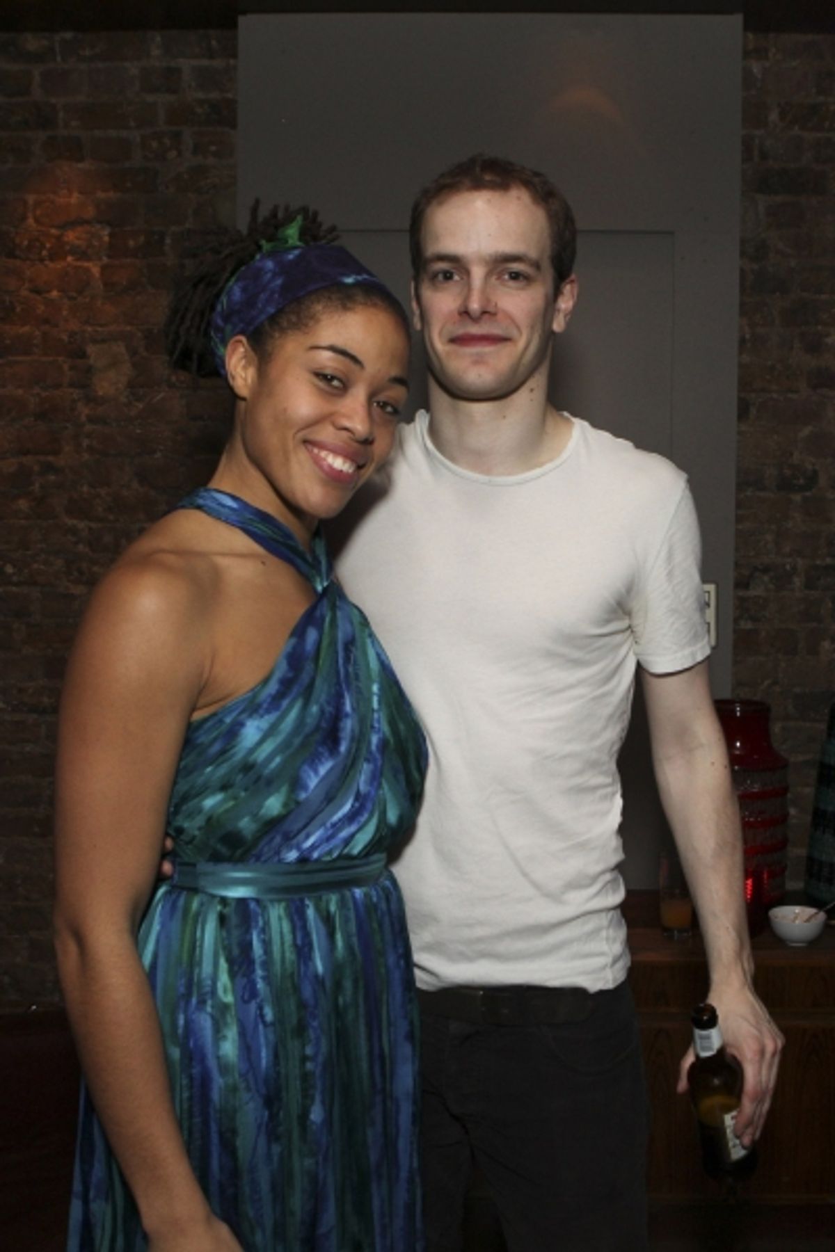 Cast members Matthew Barker and Rhiannon Harper-Rafferty at 