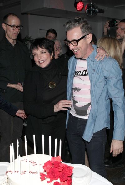 Grant Shaffer, Liza Minnelli &amp; Alan Cumming Photo