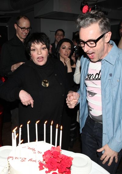 Grant Shaffer, Liza Minnelli &amp; Alan Cumming Photo