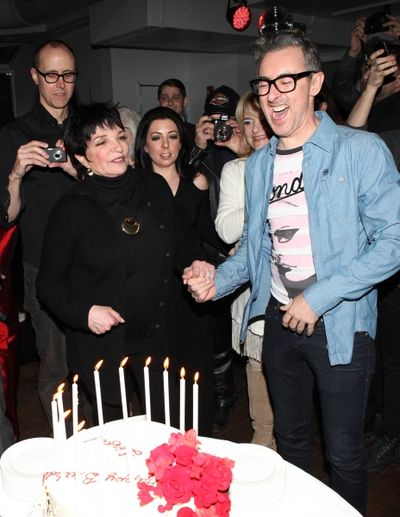 Grant Shaffer, Liza Minnelli &amp; Alan Cumming Photo