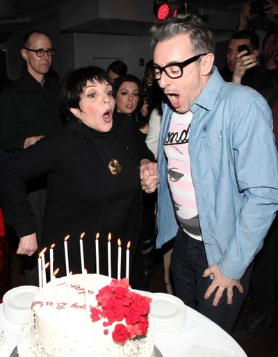 Grant Shaffer, Liza Minnelli &amp; Alan Cumming Photo