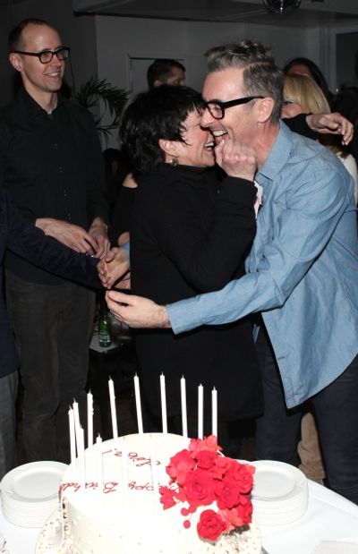 Grant Shaffer, Liza Minnelli &amp; Alan Cumming Photo