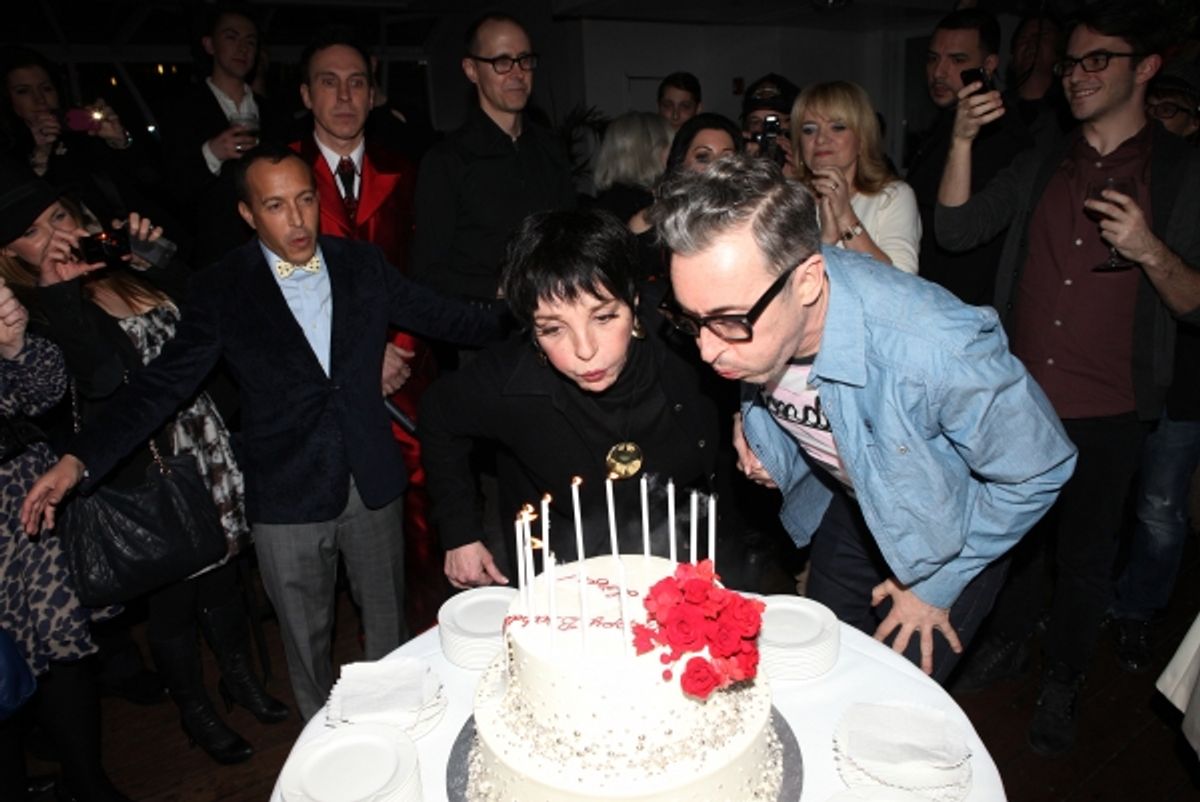 Scott Gorenstein, Daniel Nardicio, Grant Shaffer, Liza Minnelli &amp; Alan Cumming at 