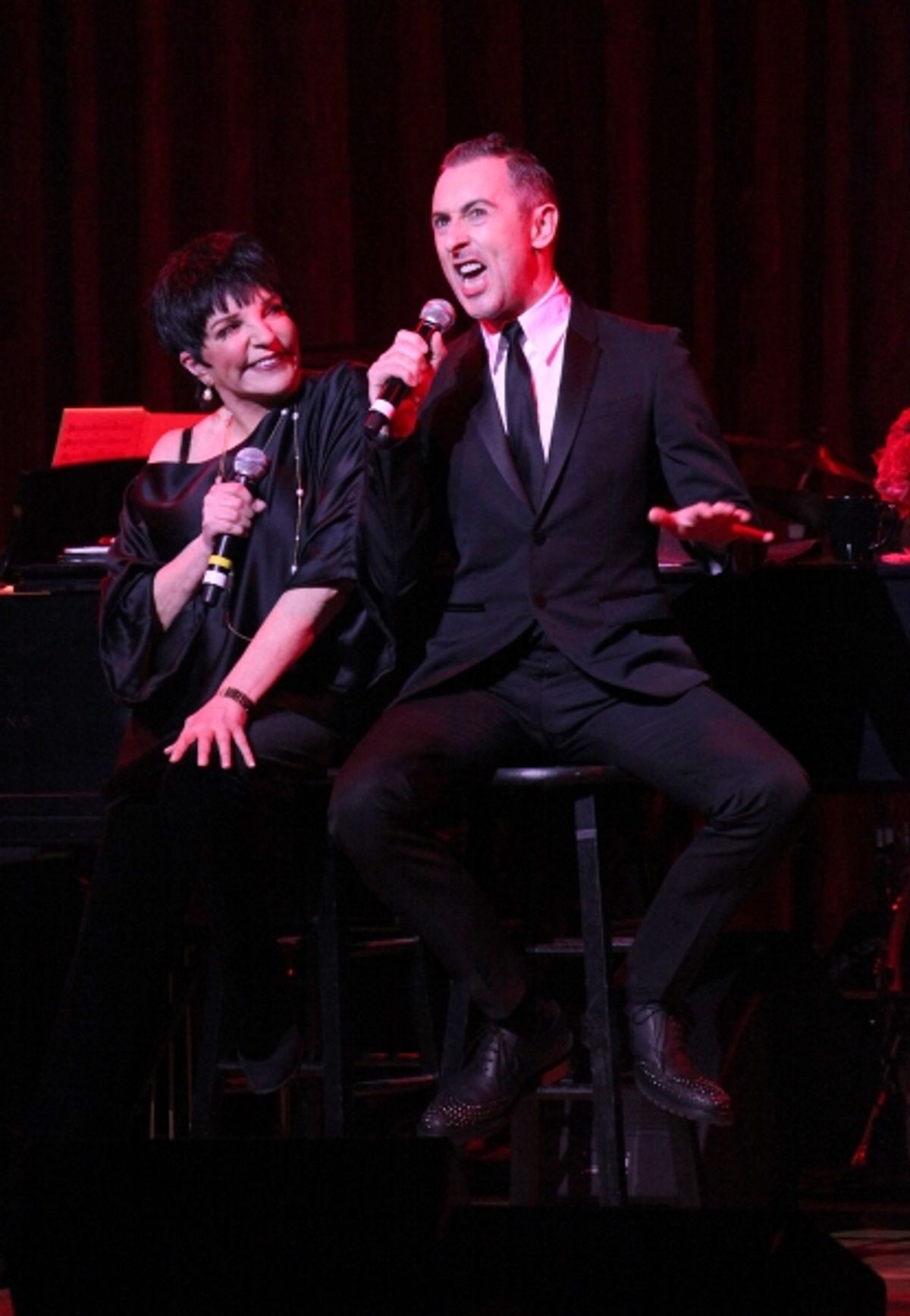 Liza Minnelli and Alan Cumming at 