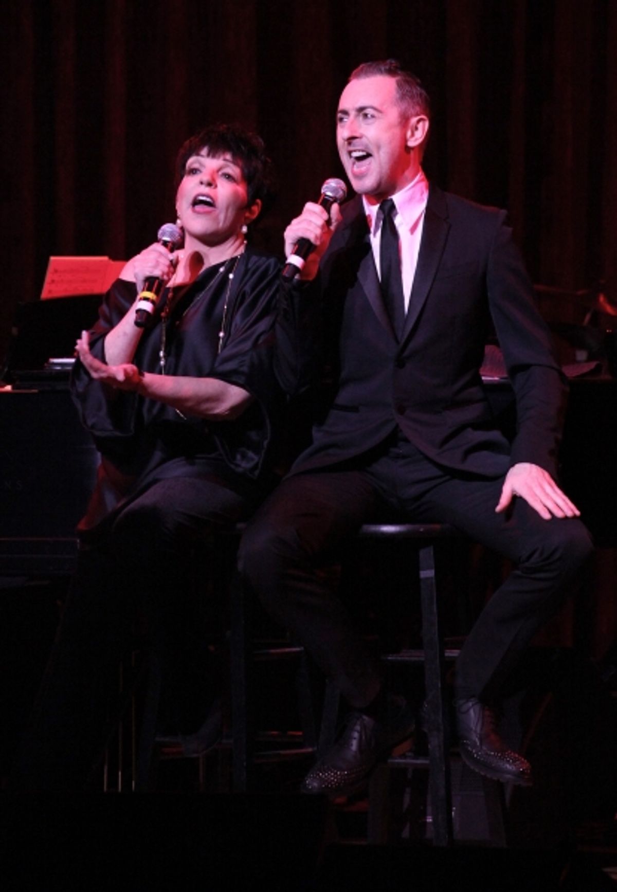 Liza Minnelli and Alan Cumming at 