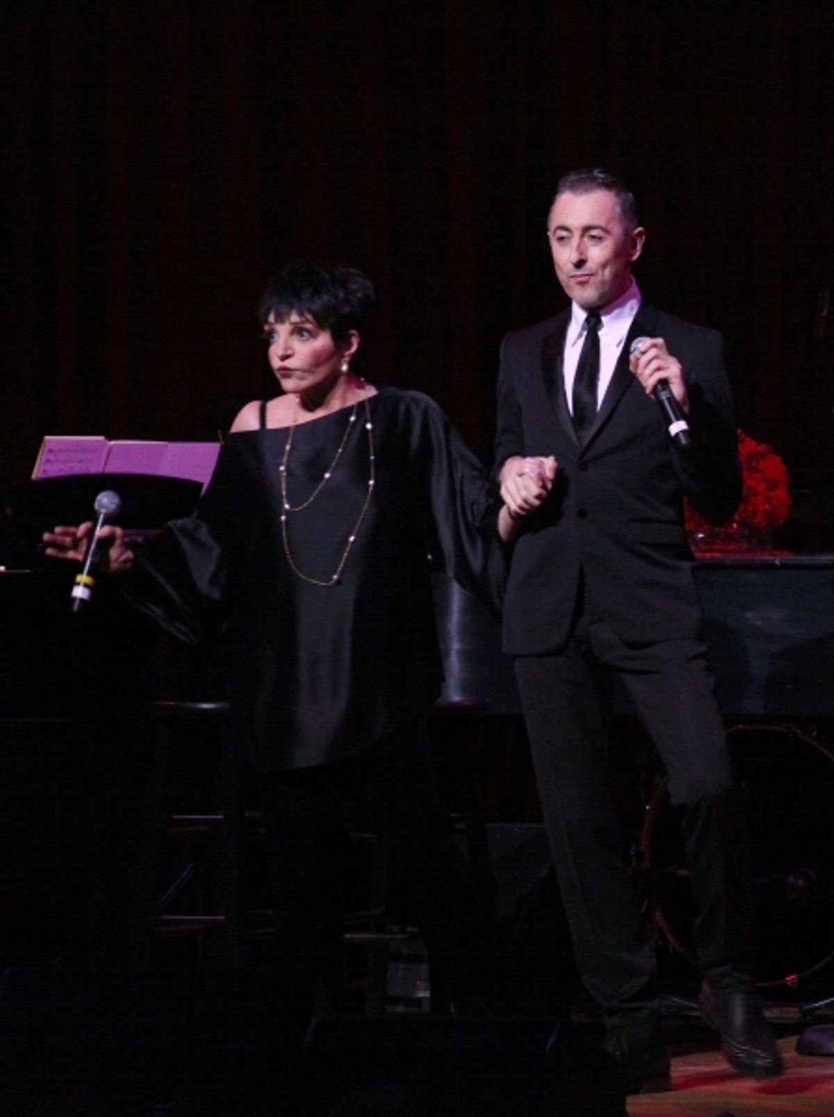 Liza Minnelli and Alan Cumming at 