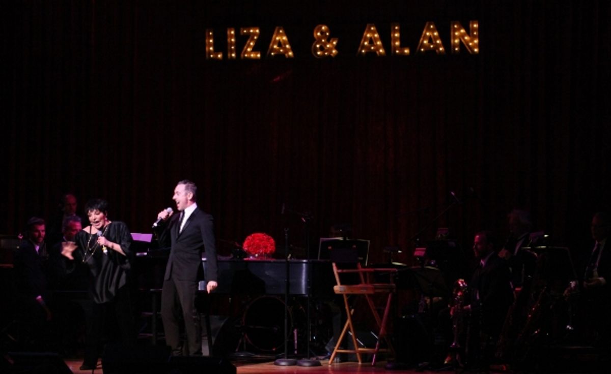 Liza Minnelli and Alan Cumming at 