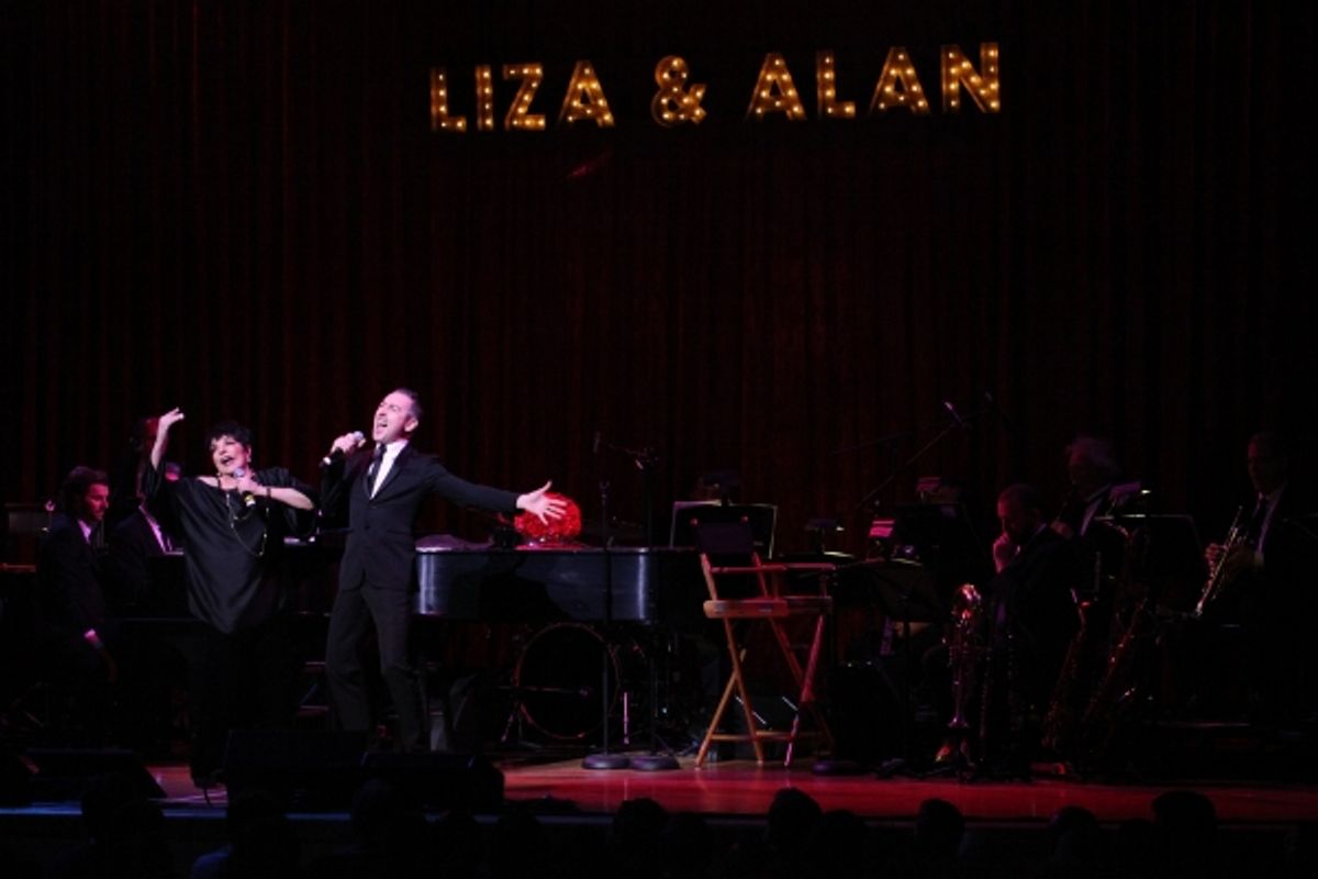 Liza Minnelli and Alan Cumming at 