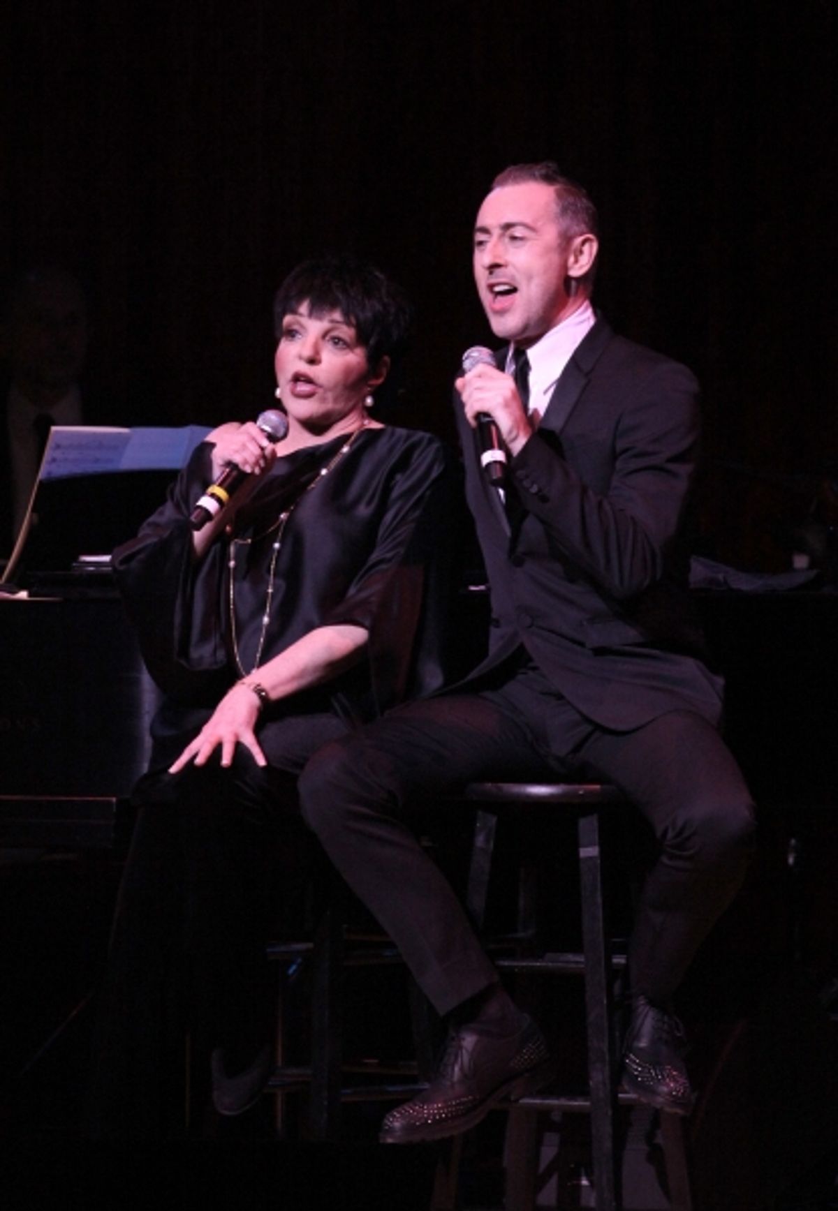 Liza Minnelli and Alan Cumming at 