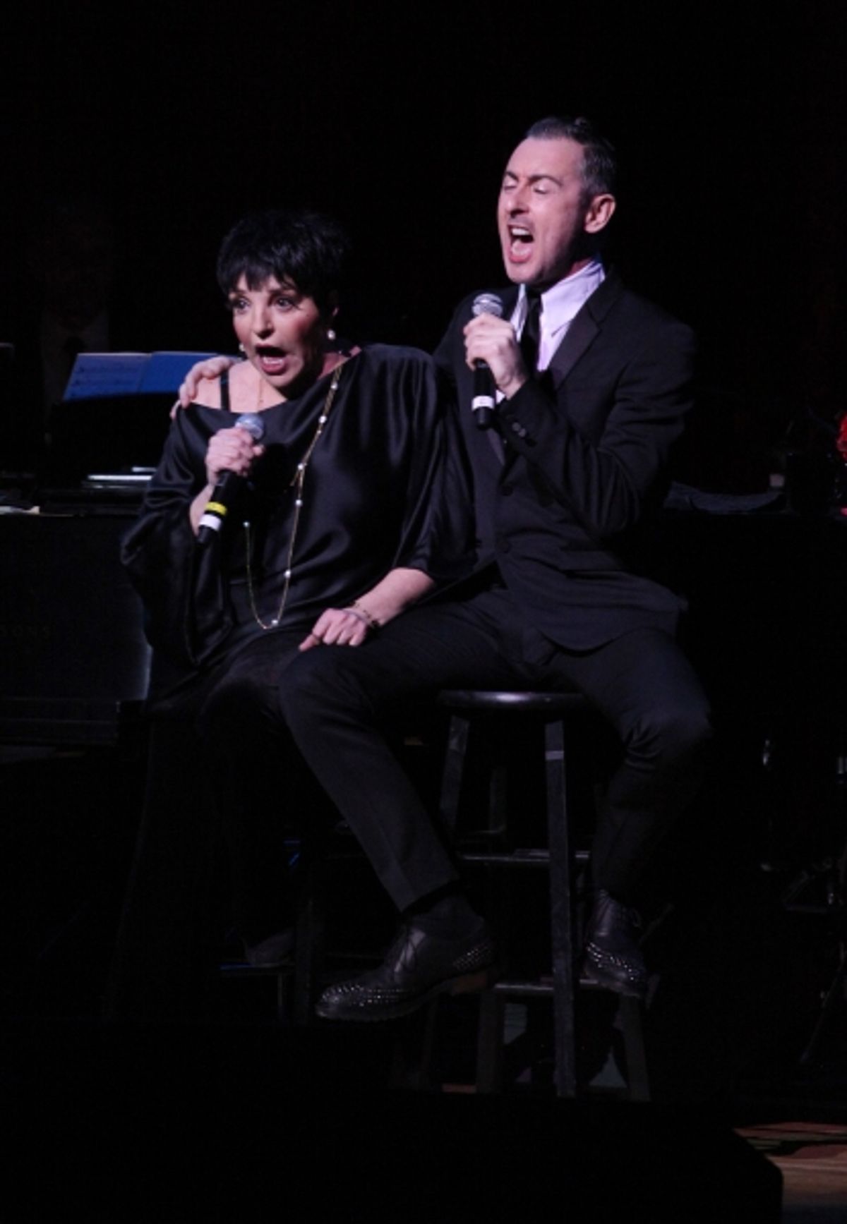 Liza Minnelli and Alan Cumming at 