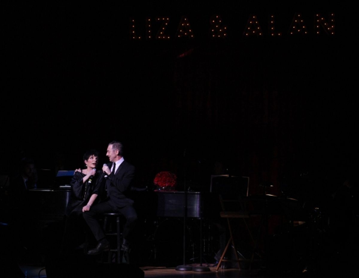 Liza Minnelli and Alan Cumming at 