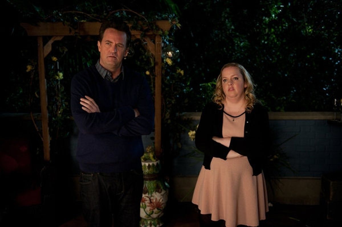 Matthew Perry, Sarah Baker at 