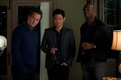Matthew Perry, John Cho, Terrell Owens Photo