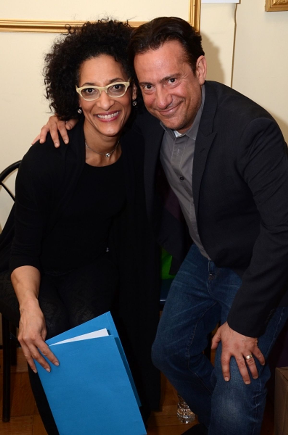 Carla Hall and Eugene Pack at 
