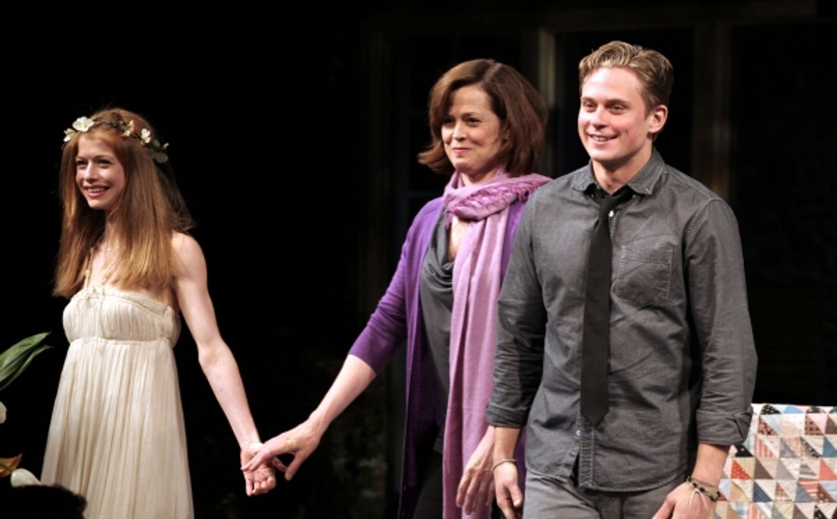 Genevieve Angelson, Sigourney Weaver, Billy Magnussen  at 