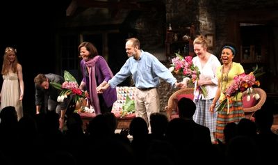 Genevieve Angelson, Billy Magnussen, Sigourney Weaver, David Hyde Pierce, Kristine Ni Photo