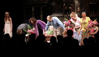 Genevieve Angelson, Billy Magnussen, Sigourney Weaver, David Hyde Pierce, Kristine Ni Photo