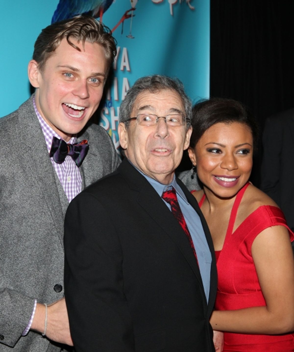 Billy Magnussen, director Nicholas Martin, and Shalita Grant  at 