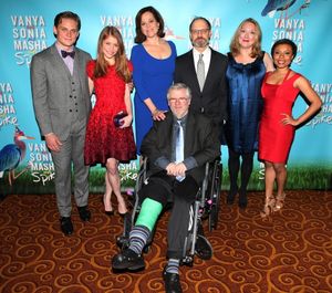 Billy Magnussen, Genevieve Angelson, Sigourney Weaver, playwright Christopher Durang, David Hyde Pierce, Kristine Nielsen, and Shalita Grant @ BroadwayWorld Billy Magnussen, Genevieve Angelson, Sigourney Weaver, playwright Christopher Durang, Photo
