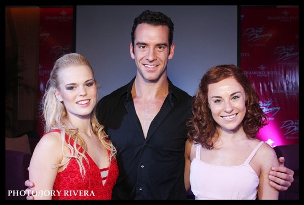 Mila de Biaggi, Gareth Bailey, Bryony Whitfield at 