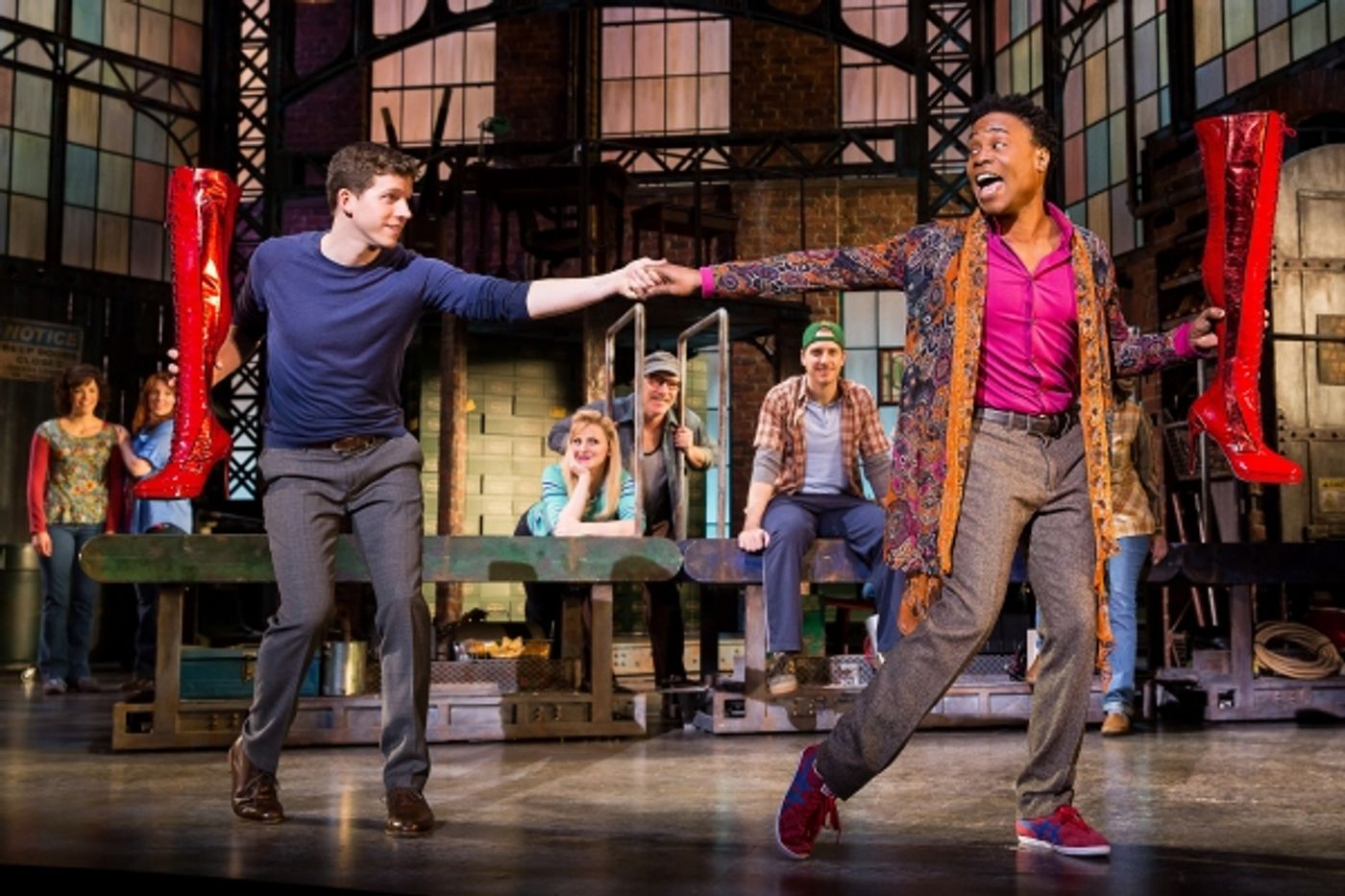 Photo Flash: New Production Shots Released for KINKY BOOTS on Broadway!  Image