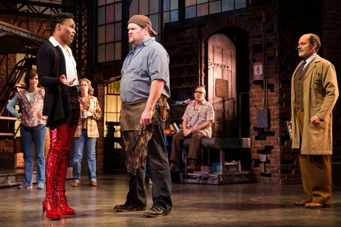 Photo Flash: New Production Shots Released for KINKY BOOTS on Broadway!  Image