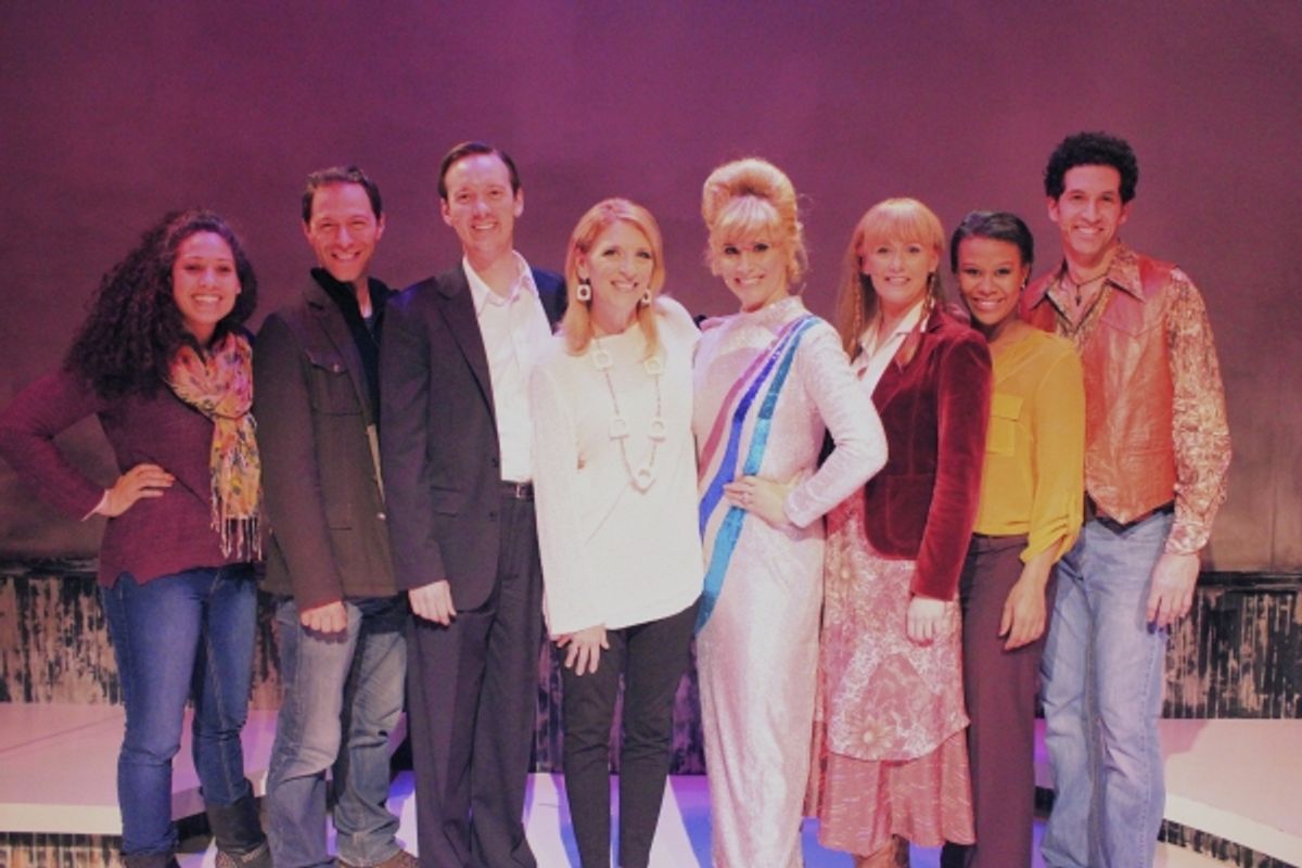 Lisa Lampanelli and cast of FOREVER DUSTY at 