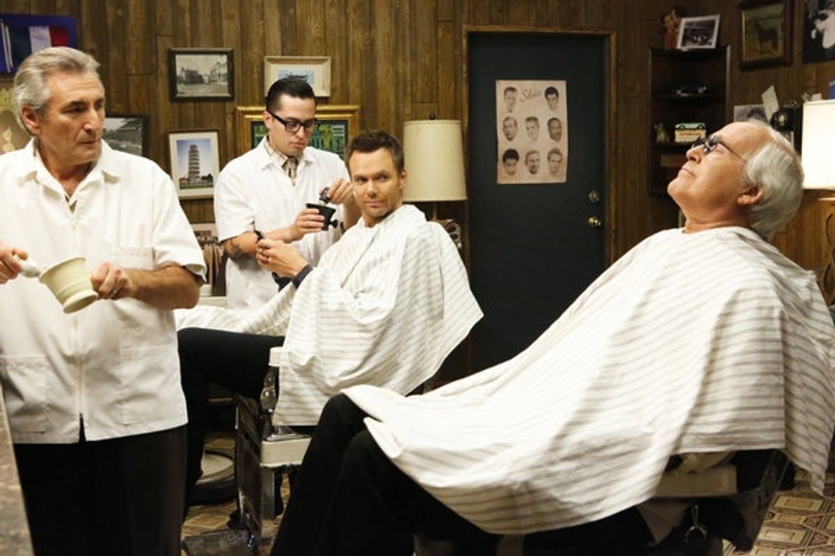 Joel McHale, Chevy Chase at 