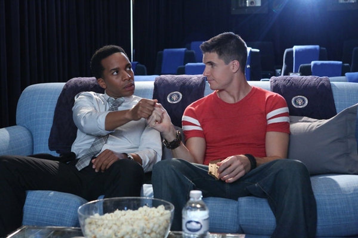 Andre Holland, Robbie Amell at 