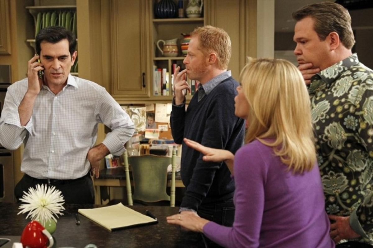 Ty Burrell, Jesse Tyler Ferguson, Julie Bowen, Eric Stonestreet at 