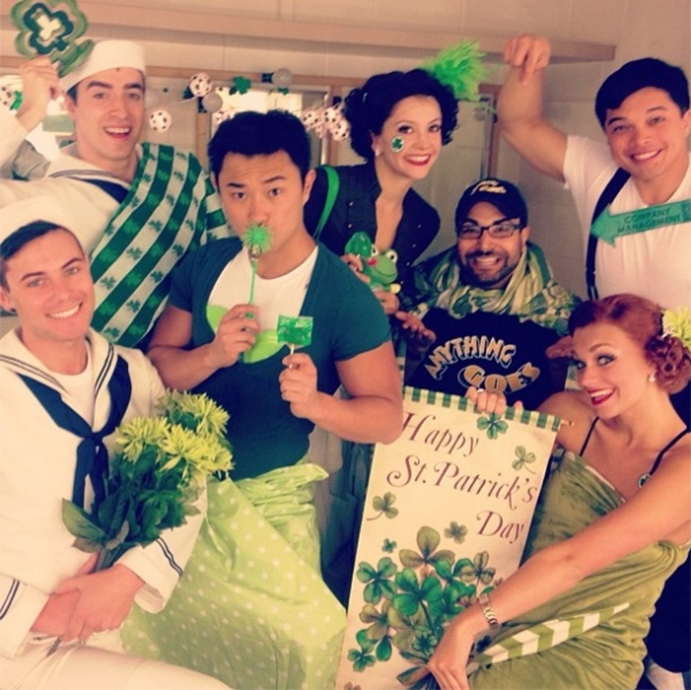 Photo Flash: Saturday Intermission Pics, March 16 - St. Patrick's Day Edition with MOTOWN, MATILDA, HANDS ON A HARDBODY & More!  Image