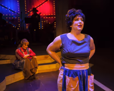 Susan Koozin as Louise Seger &amp; Melodie Smith as Patsy Cline. Photo