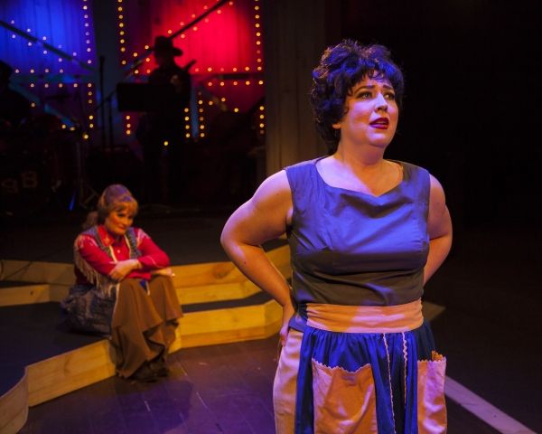 Susan Koozin as Louise Seger &amp; Melodie Smith as Patsy Cline. Photo