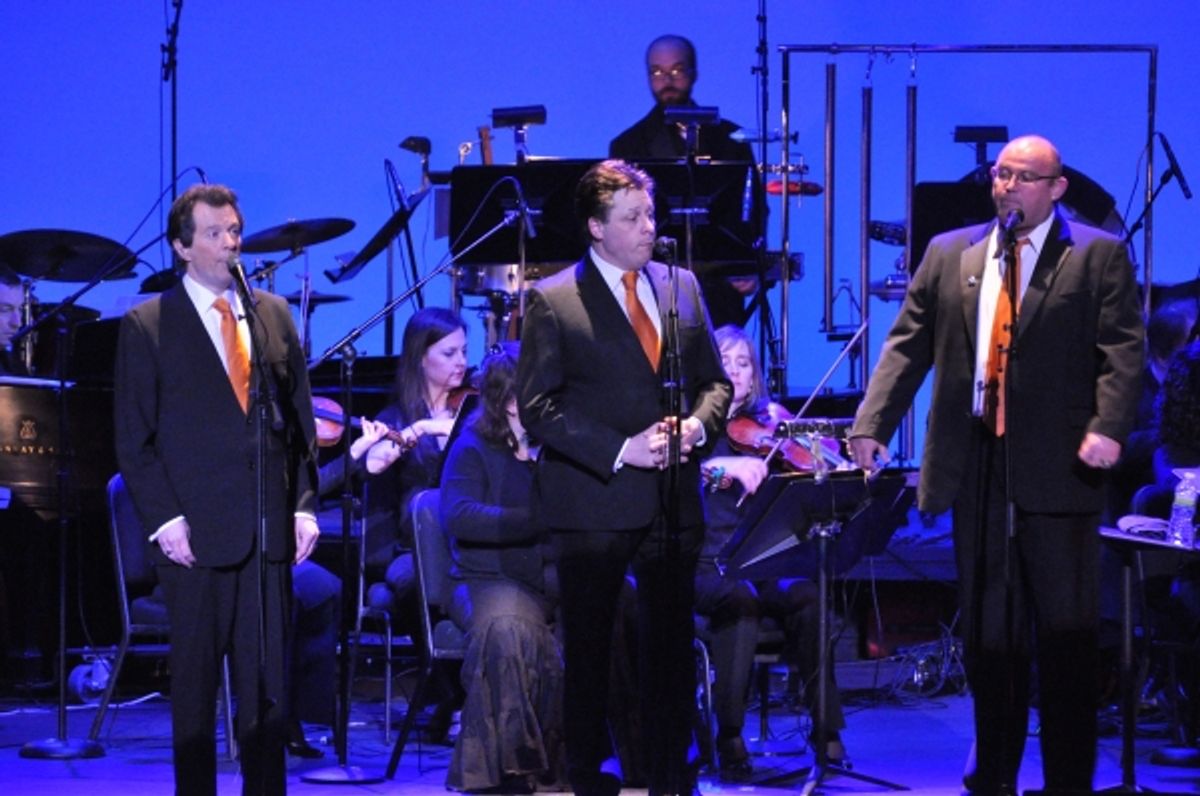 Finbar Wright, Anthony Kearns and Ronan Tynan at 