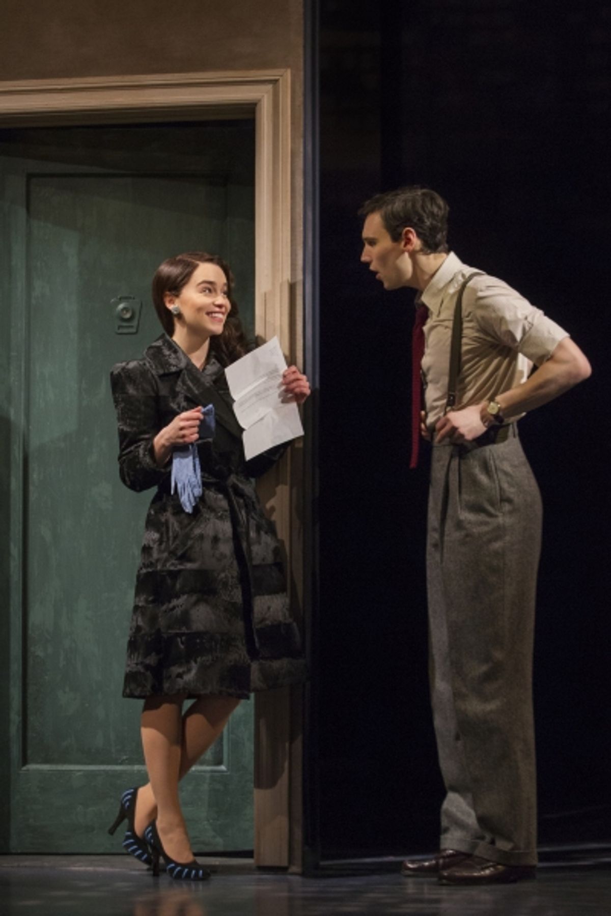 Emilia Clarke and Cory Michael Smith at 