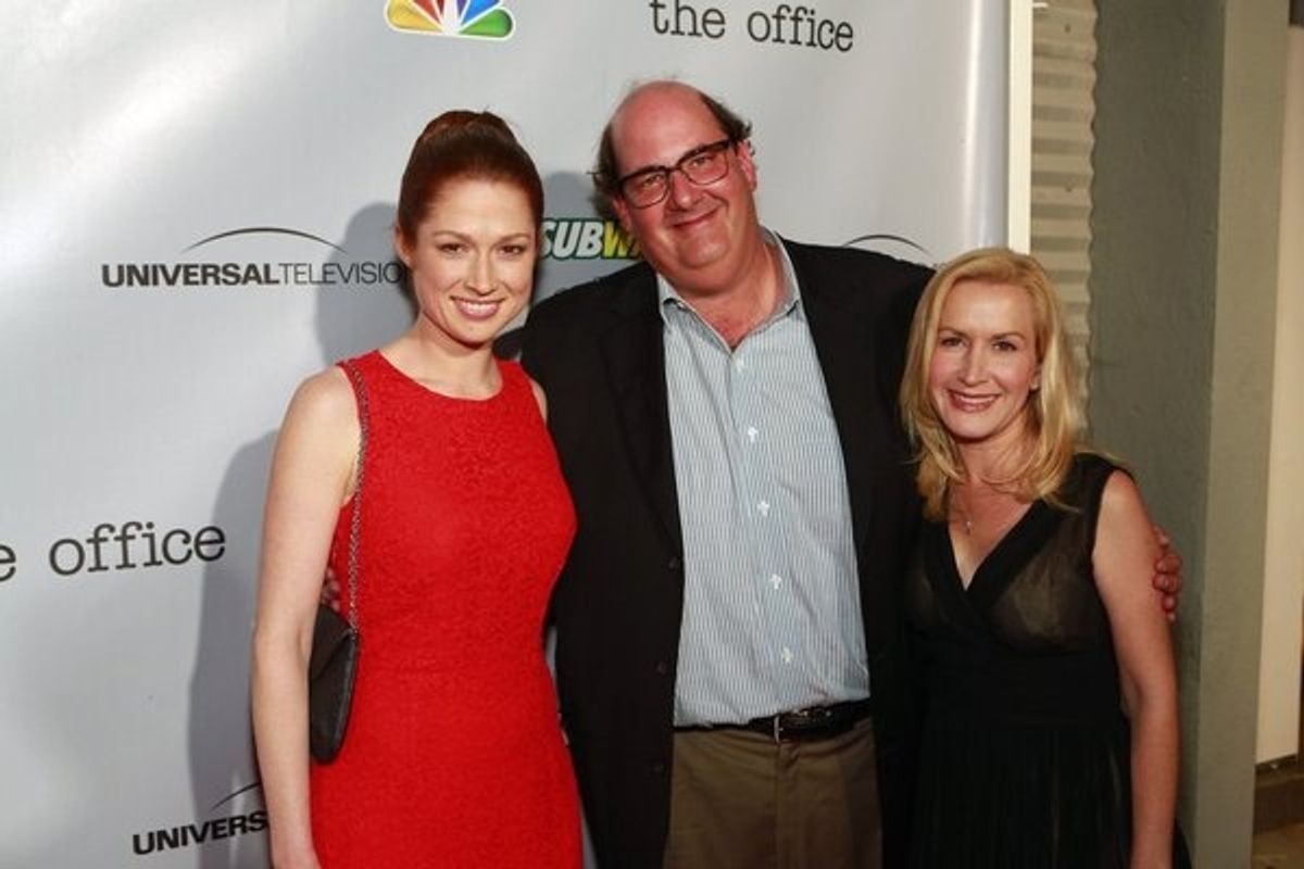Ellie Kemper, Brian Baumgartner, Angela Kinsey at 