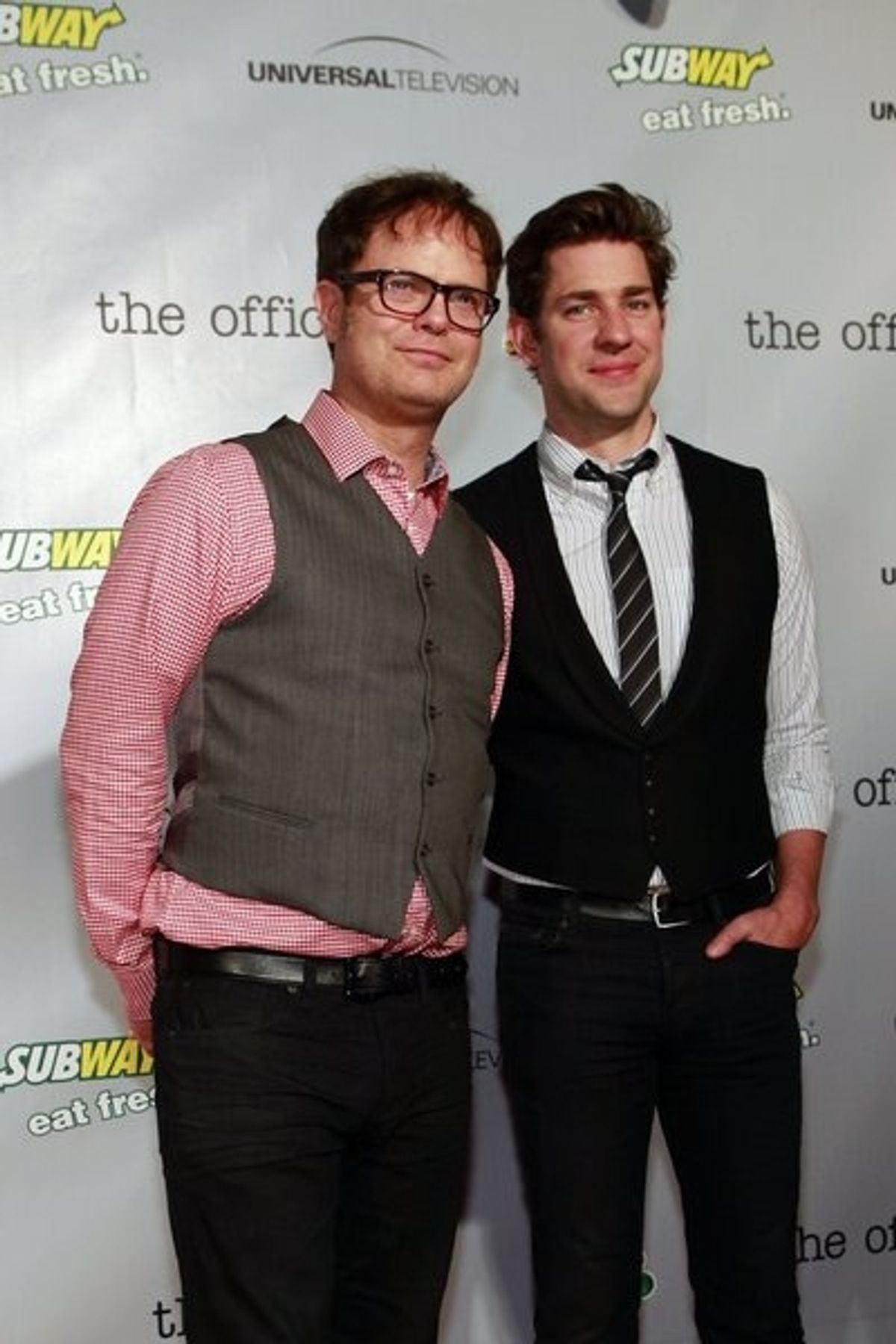 Rainn Wilson, John Krasinski at 