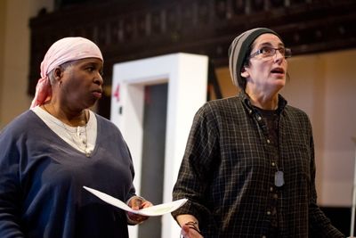 Cheryl Lynn Bruce with director and ensemble member Tina Landau Photo