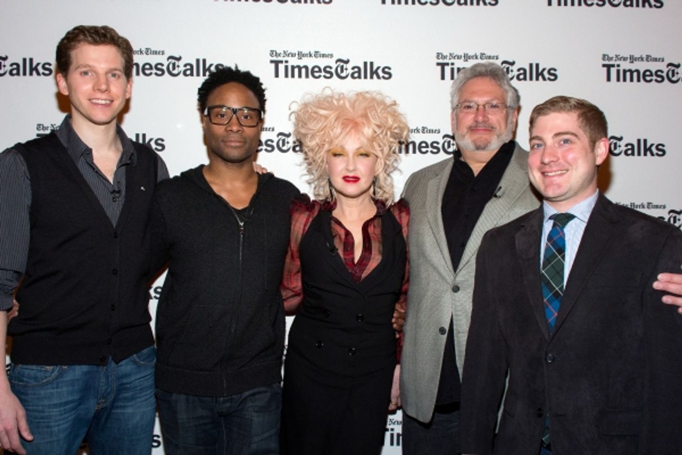 Photo Coverage: Cyndi Lauper & Harvey Fierstein Visit TimesTalks Photo Coverage: Cyndi Lauper & Harvey Fierstein Visit TimesTalks Image