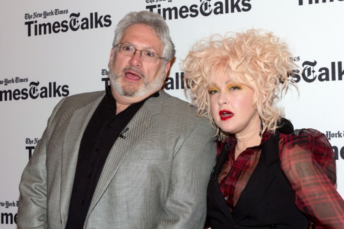 Harvey Fierstein, Cyndi Lauper at 