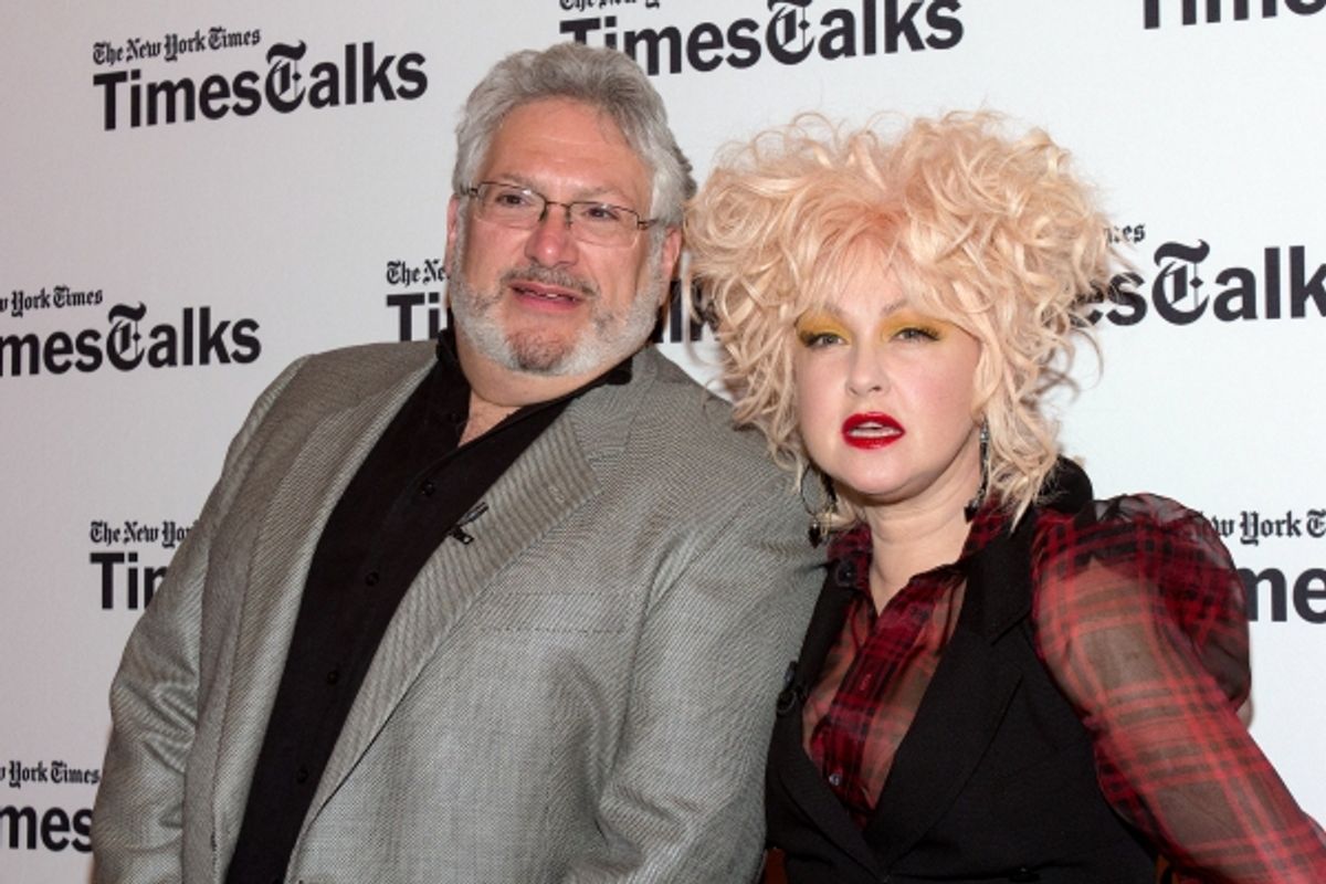Harvey Fierstein, Cyndi Lauper at 
