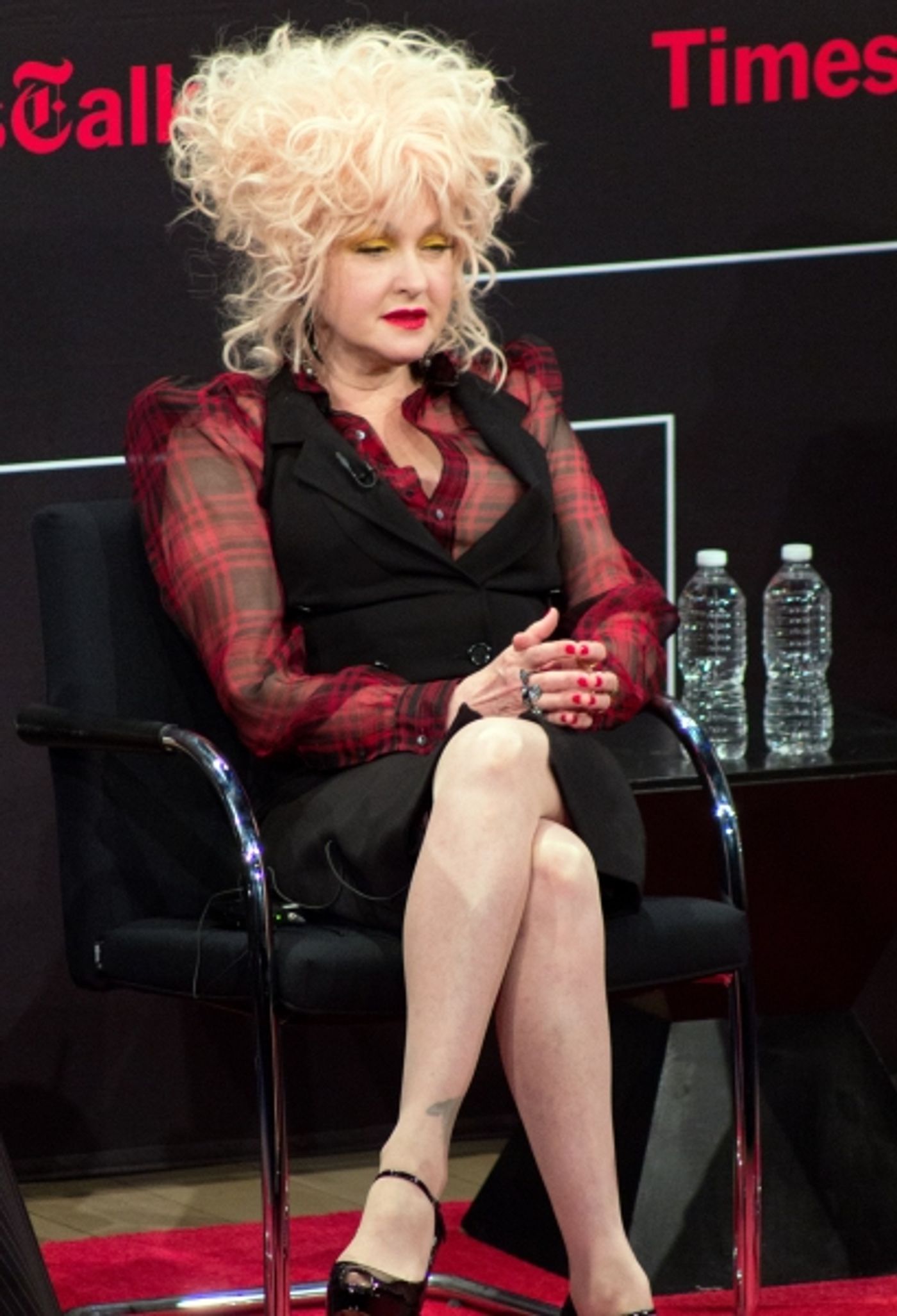 Photo Coverage: Cyndi Lauper & Harvey Fierstein Visit TimesTalks  Image