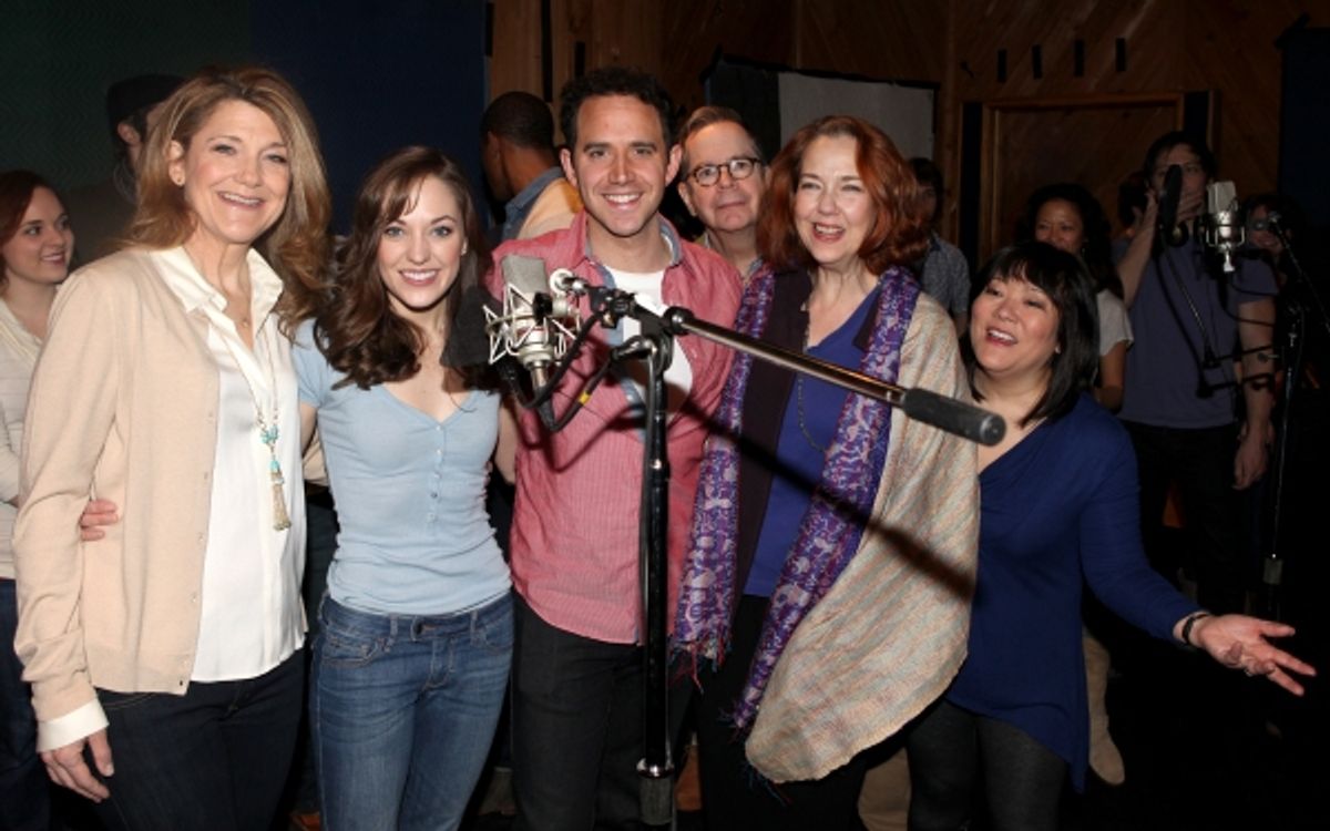Victoria Clark, Laura Osnes, Santino Fontana, Peter Bartlett, Harriet Harris & Ann Harada  at 