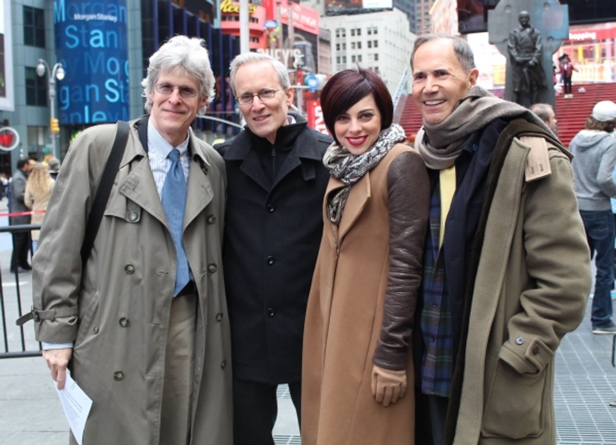Ted Chapin, Sargent Aborn, Krysta Rodriguez, and Freddie Gershon at 