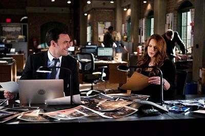 Owain Yeoman, Amanda Righetti Photo